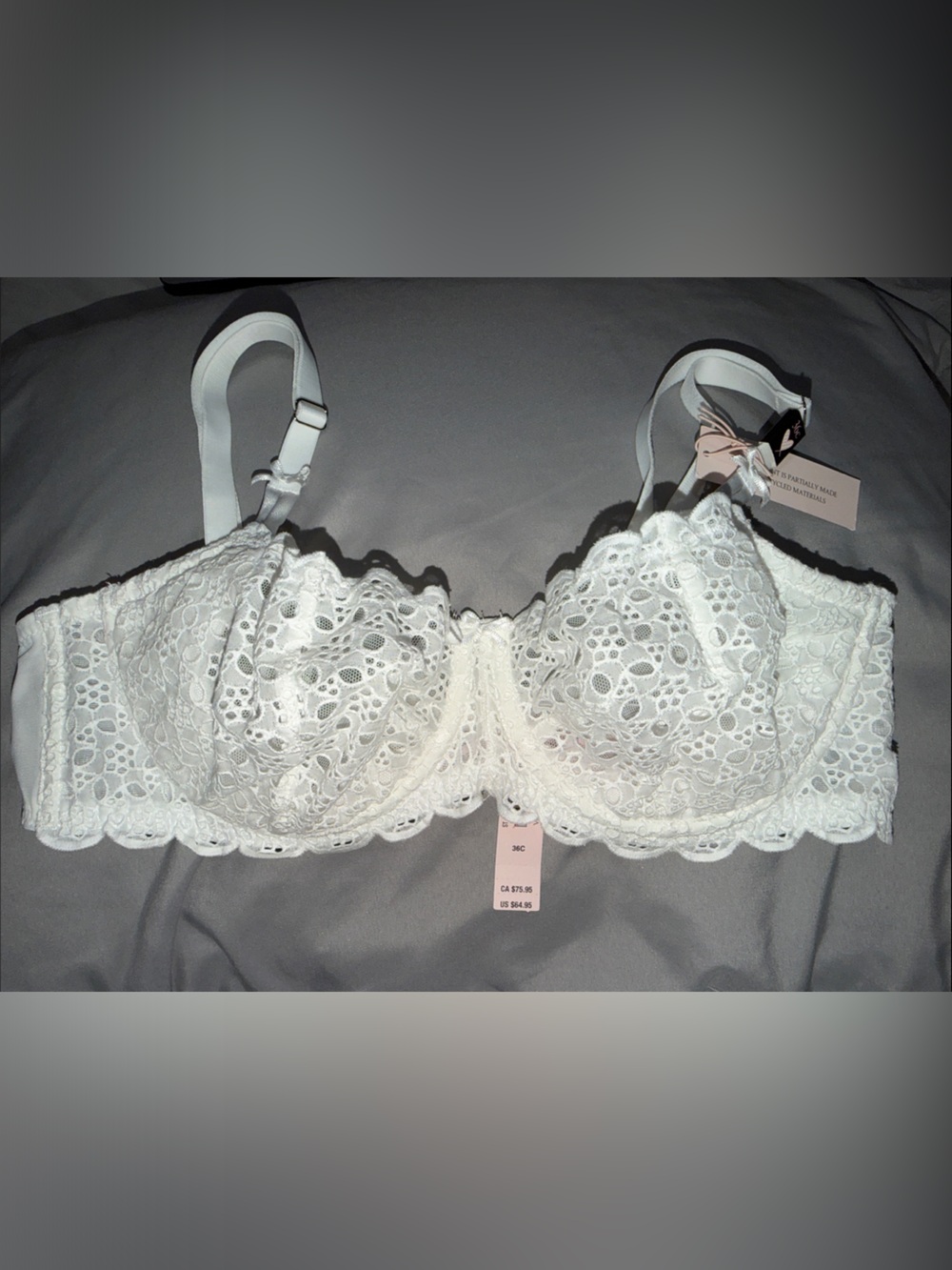 Victoria's Secret Vs White Lace
Wicked Unlined Balconette Eyelet
Bra